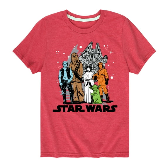 Star Wars - Luke and Friends Group - Toddler And Youth Short Sleeve Tee