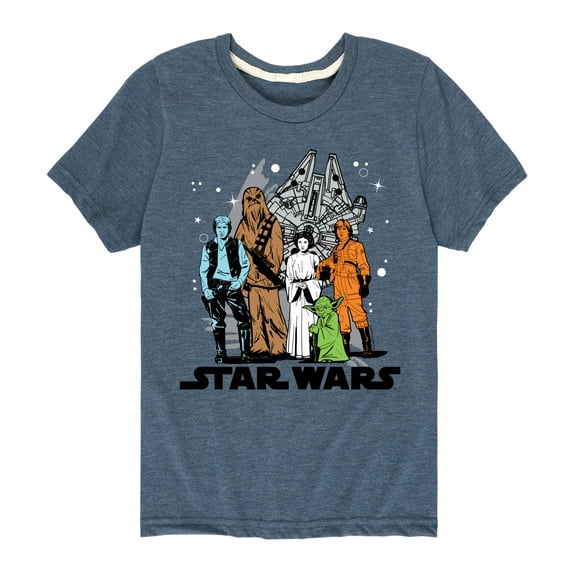 Star Wars - Luke and Friends Group - Toddler And Youth Short Sleeve Tee