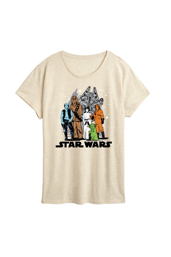- Luke, Leia, Yoda Group - Women's Short Sleeve Classic Fit Tee
