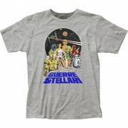 Star Wars Guerre Stellari Italian Movie Poster T-Shirt-3XLarge