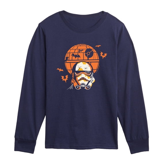 Star Wars - Halloween Storm Trooper Helmet - Toddler Boys Long Sleeve Graphic T-Shirt