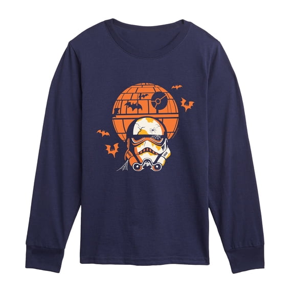 Star Wars - Halloween Storm Trooper Helmet Long Sleeve Graphic T-Shirt