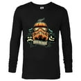 thumbnail image 1 of Star Wars Halloween Stormtrooper Jack-o’-Lantern Pumpkin - Long Sleeve T-Shirt for Men - Customized-Black, 1 of 5