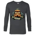 thumbnail image 1 of Star Wars Halloween Stormtrooper Jack-o’-Lantern Pumpkin - Long Sleeve T-Shirt for Men - Customized-Charcoal Heather, 1 of 5