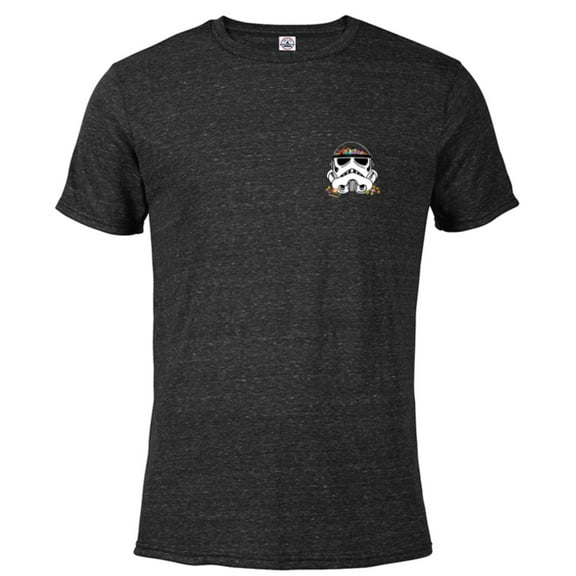 Star Wars Halloween Stormtrooper Trick-or-Treat Candy Bucket - Short Sleeve Blended T-Shirt for Adults - Customized-Black Snow Heather