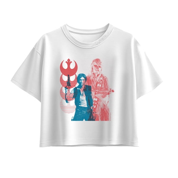 Star Wars - Han Chewie - Youth Girls Boxy T-Shirt