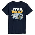 thumbnail image 1 of Star Wars - Han Chewy Millennium Falcon - Men's Short Sleeve Tee, 1 of 4