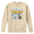 thumbnail image 1 of Star Wars - Han Chewy Millennium Falcon - Men's Crew Fleece Sweatshirt, 1 of 3