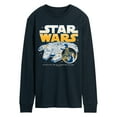 thumbnail image 1 of Star Wars - Han Chewy Millennium Falcon - Men's Long Sleeve Tee, 1 of 4