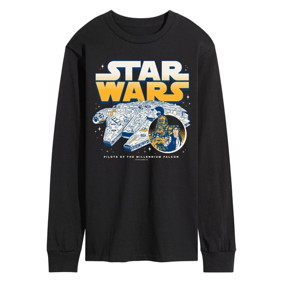 Star Wars - Han Chewy Millennium Falcon - Men's Long Sleeve Tee