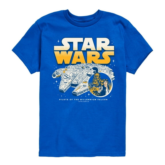 Star Wars - Han Chewy Millennium Falcon - Toddler And Youth Short Sleeve Tee