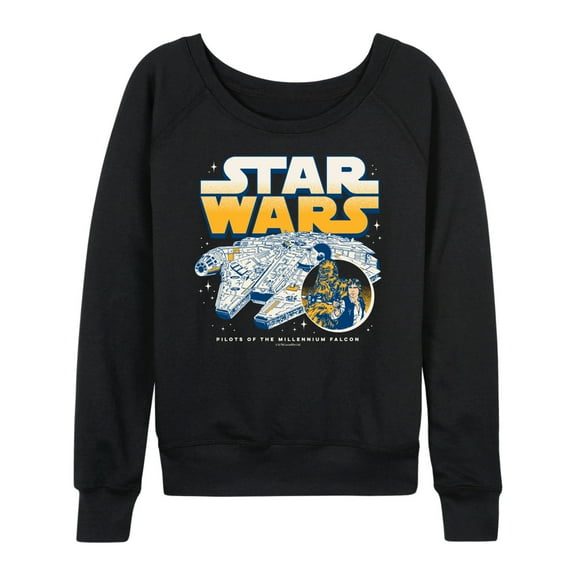 Star Wars - Han Chewy Millennium Falcon - Women's French Terry Pullover Sweatshirt