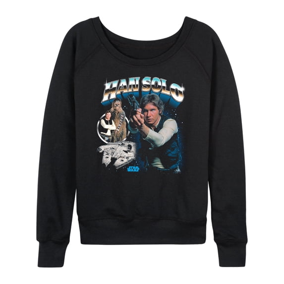 Star Wars - Han Solo Collage - Women's French Terry Pullover Sweatshirt