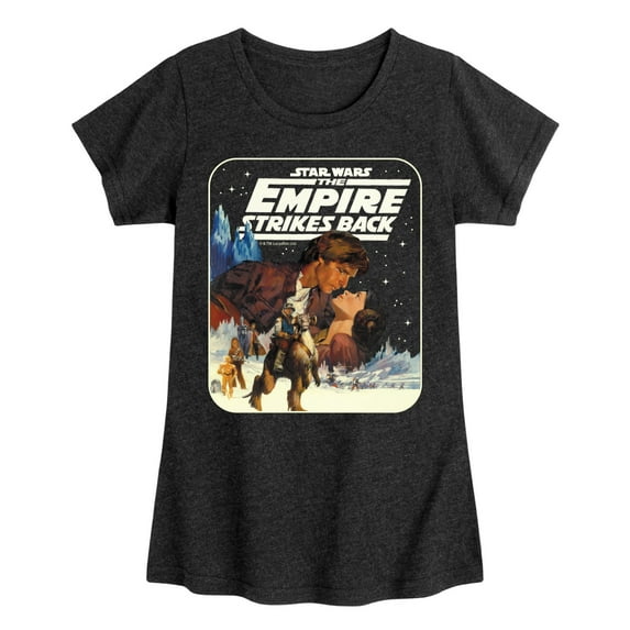 Star Wars - Han Leia Poster - Toddler And Youth Girls Fitted Short Sleeve Tee