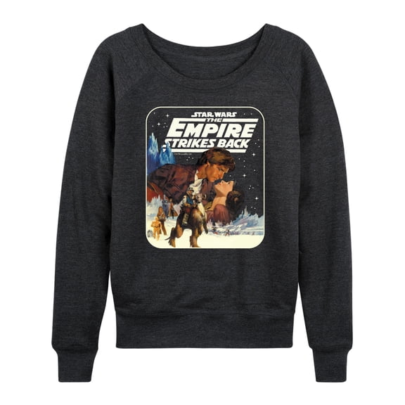 Star Wars - Han Leia Empire Strikes Back - Women's French Terry Pullover Sweatshirt