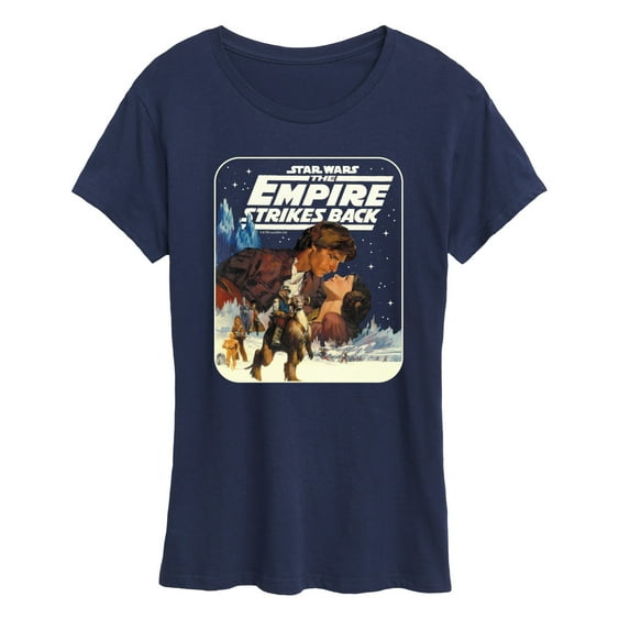 Star Wars - Han Leia Empire Strikes Back - Women's Short Sleeve Classic Fit Tee