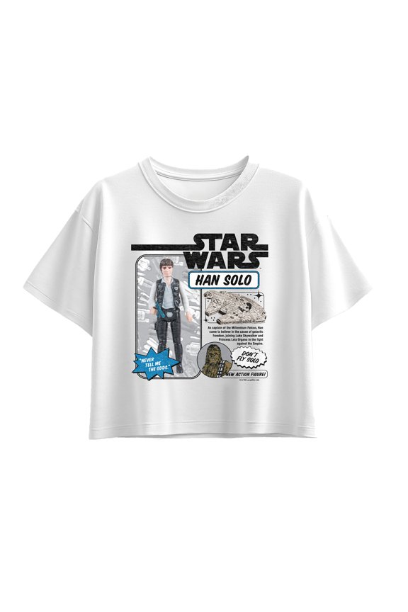 - Han Solo Action Figure - Youth Girls Boxy T-Shirt