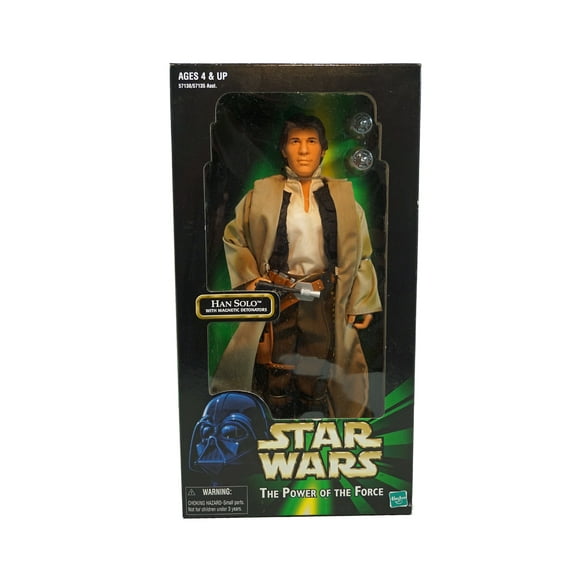 Star Wars Han Solo Action Figure with Magnetic Detonators - The Power of the Force