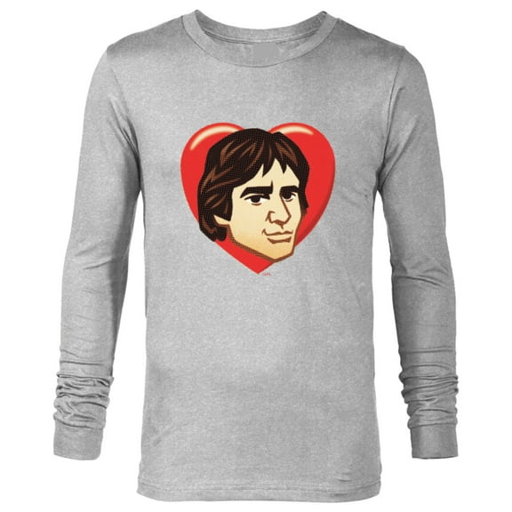 Star Wars Han Solo Cartoon Heart - Long Sleeve T-Shirt for Men – Customized-Athletic Heather