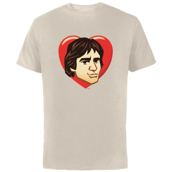 Star Wars Han Solo Cartoon Heart - Short Sleeve Cotton T-Shirt for Adults - Customized-Natural