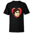 thumbnail image 1 of Star Wars Han Solo Cartoon Heart - Short Sleeve T-Shirt for Kids – Customized-Black, 1 of 5