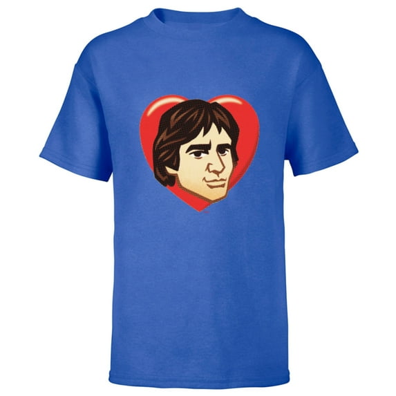 Star Wars Han Solo Cartoon Heart - Short Sleeve T-Shirt for Kids – Customized-Royal