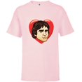 thumbnail image 1 of Star Wars Han Solo Cartoon Heart - Short Sleeve T-Shirt for Kids – Customized-Soft Pink, 1 of 5