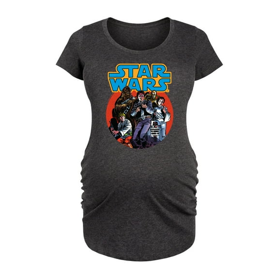 Star Wars - Han Solo Comic - Maternity Scoop Neck Tee