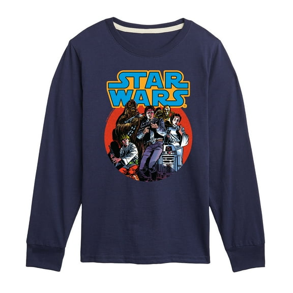 Star Wars - Han Solo Comic Toddler And Youth Long Sleeve Tee