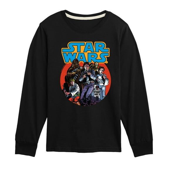 Star Wars - Han Solo Comic Toddler And Youth Long Sleeve Tee