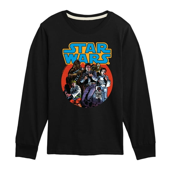 Star Wars - Han Solo Comic Toddler And Youth Long Sleeve Tee