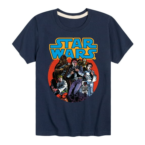 Star Wars - Han Solo Comic Toddler And Youth Short Sleeve Tee