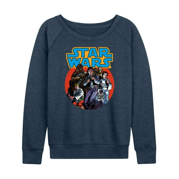 Star Wars - Han Solo Comic - Women's French Terry Pullover Sweatshirt