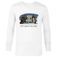 thumbnail image 1 of Star Wars Han Solo Falcon “Don’t Make Me Pull Over” Funny - Long Sleeve T-Shirt for Men - Customized-White, 1 of 5