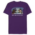thumbnail image 1 of Star Wars Han Solo Falcon “Don’t Make Me Pull Over” Funny - Short Sleeve Blended T-Shirt for Adults - Customized-Purple, 1 of 5
