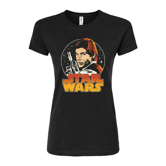 Star Wars - Han Solo Logo - Juniors Fitted Tee