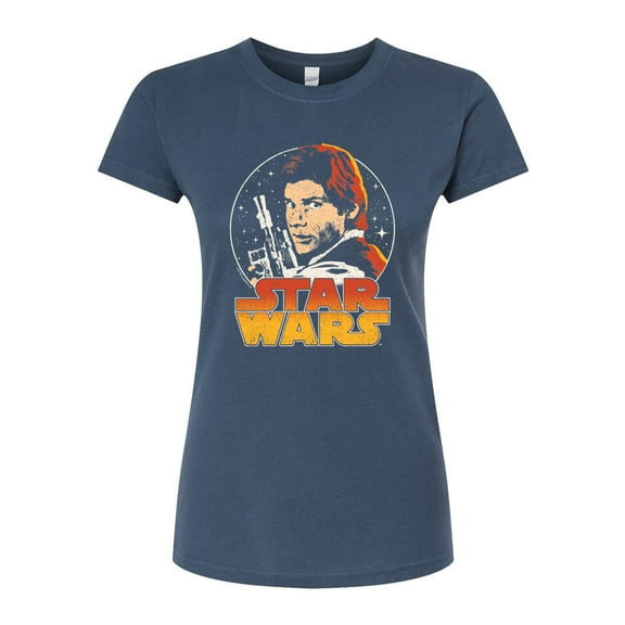 Star Wars - Han Solo Logo - Juniors Fitted Tee