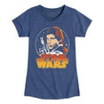 thumbnail image 1 of Star Wars - Han Solo Logo - Toddler And Youth Girls Fitted Short Sleeve Tee, 1 of 4