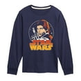 thumbnail image 1 of Star Wars - Han Solo Logo - Toddler And Youth Long Sleeve Tee, 1 of 4