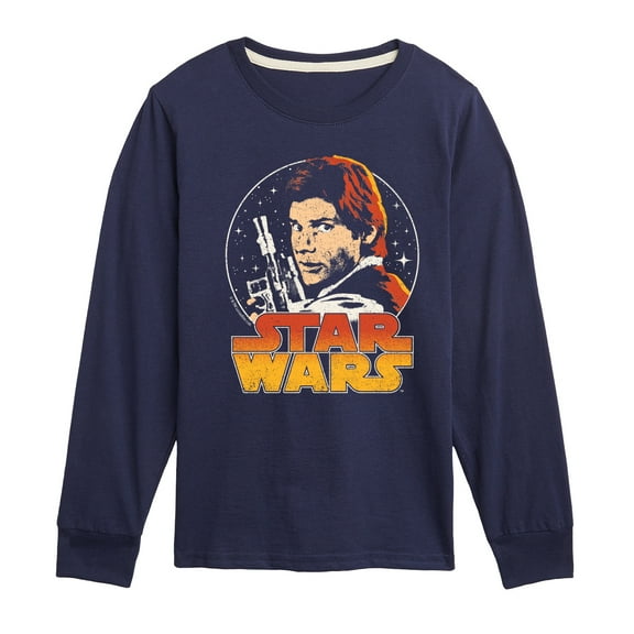 Star Wars - Han Solo Logo - Toddler And Youth Long Sleeve Tee