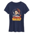 thumbnail image 1 of Star Wars - Han Solo Logo - Women's Short Sleeve Classic Fit Tee, 1 of 5