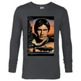 thumbnail image 1 of Star Wars Han Solo Millennium Falcon Poster - Long Sleeve T-Shirt for Men - Customized-Charcoal Heather, 1 of 5