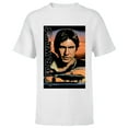 thumbnail image 1 of Star Wars Han Solo Millennium Falcon Poster - Short Sleeve T-Shirt for Kids - Customized-White, 1 of 5