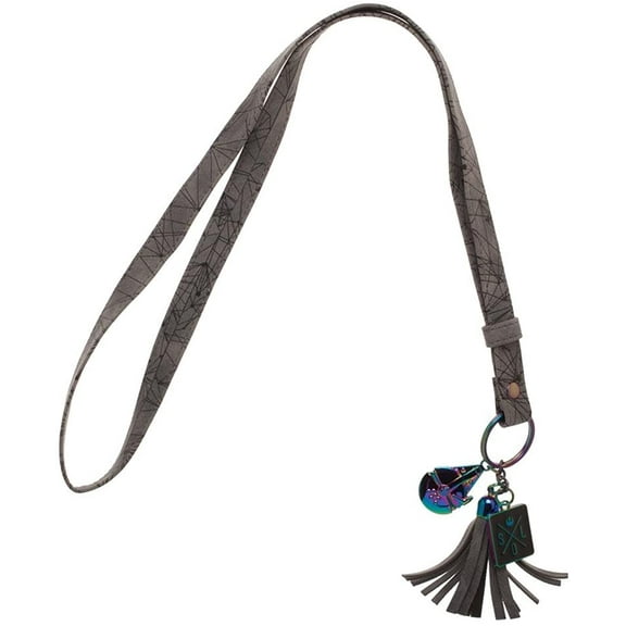 Star Wars Han Solo PU Strap With Holographic Millennium falcon and Fringe Tassel