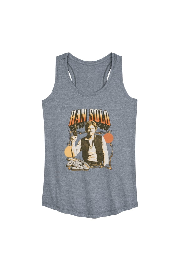 - Han Solo Western - Women's Racerback Graphic Tank