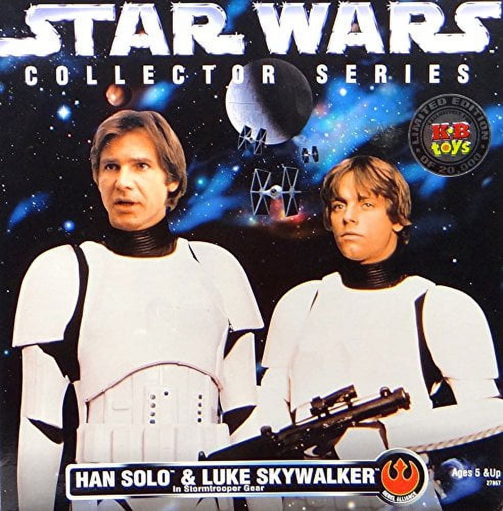 Star Wars Collector Series Han & Luke Stormtrooper Figures 1996 Kenner #27867