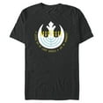 thumbnail image 1 of Star Wars Hanukkah Menorah Rebel Alliance A Little Light - Short Sleeve Blended T-Shirt for Adults - Customized-Dark Heather, 1 of 5