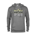 thumbnail image 1 of Star Wars Happy Hanukkah Luke Skywalker Lightsaber Menorah - Pullover Hoodie for Adults - Customized-Graphite Heather, 1 of 5