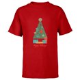 thumbnail image 1 of Star Wars Happy Holidays Ornaments - Short Sleeve T-Shirt for Kids - Customized-Red, 1 of 5
