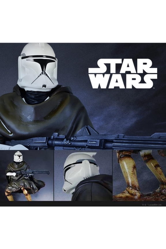 Hawkbat Battalion Clone Rain Poncho Trooper Statue - PGM 2019